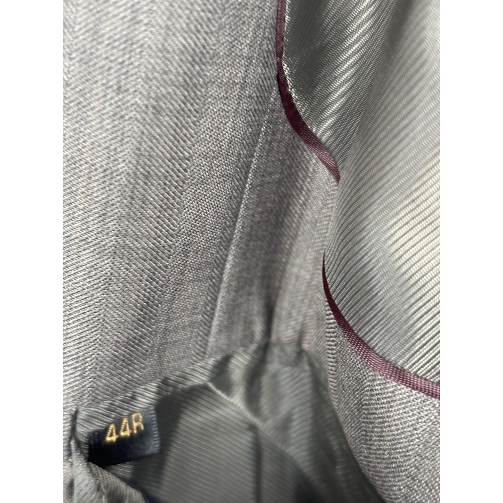 Caravelli Blazer Mens 44R Taupe 3 Button Notch Lapel Suit Jacket Superior 150's - Picture 14 of 16
